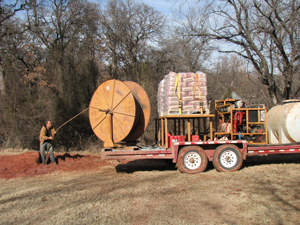 installation of geothermal loops